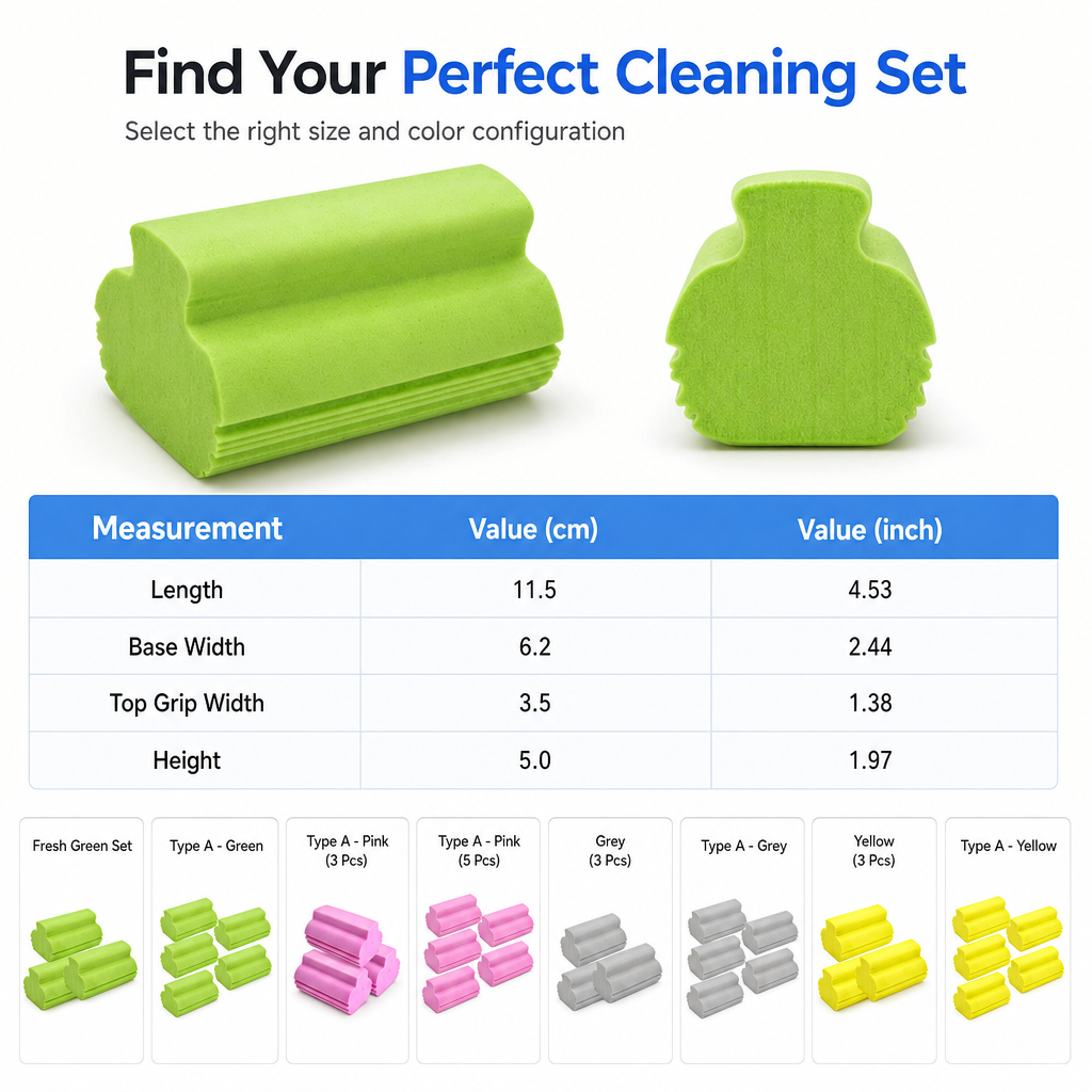 🧽 LIMITED‑TIME 49% OFF! 🧼 Highly Absorbent Multi‑Purpose PVA Cleaning Sponges – Grooved Dust, Pet Hair & Spill Trapper 💧