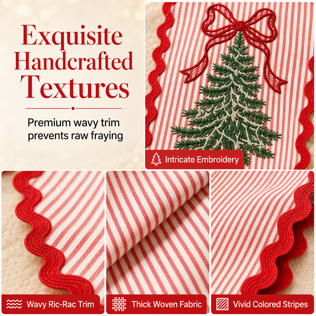 🎄 49% OFF – Vintage Santa Ribbon Bow for Wreaths & Doors