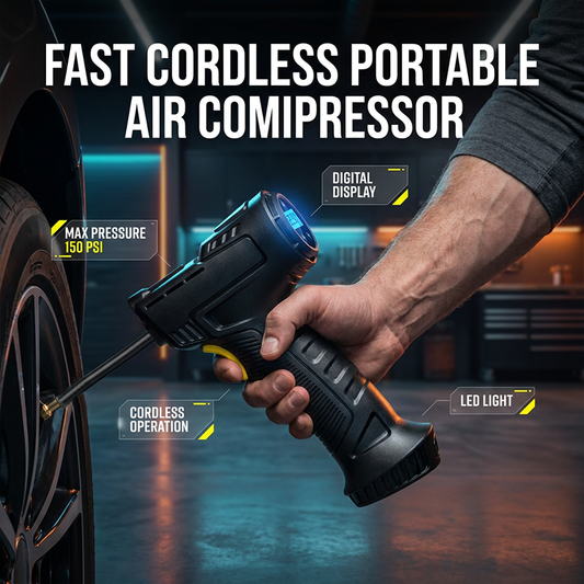 ⏳Limited-time 49% off⏰Portable Digital Air Compressor Pump🚗