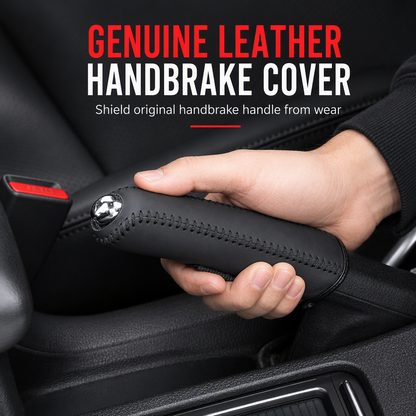 🚗 LIMITED-TIME 49% OFF! ✋ Universal Car Handbrake Protective Cover Sleeve – PU Leather, Anti-Slip, Interior Upgrade ✨