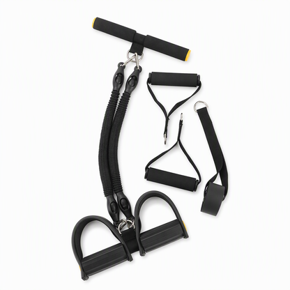 🧘Multifunctional Pedal Resistance Band Elastic Pull Rope for Abdominal Exercise Home Workout Yoga and Pilates Fitness for Men and Women