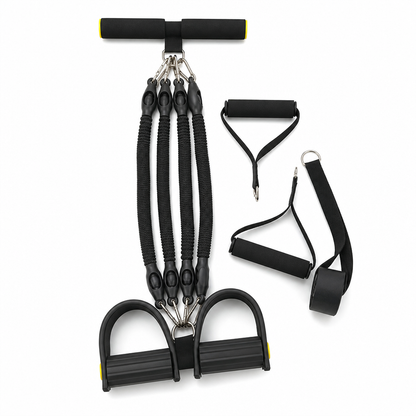 🧘Multifunctional Pedal Resistance Band Elastic Pull Rope for Abdominal Exercise Home Workout Yoga and Pilates Fitness for Men and Women