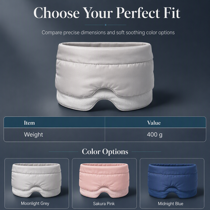 📢📢49% OFF !! ⏰ Weighted Sleep Mask – 100% Blackout, Fall Asleep Faster & Wake Up Refreshed!