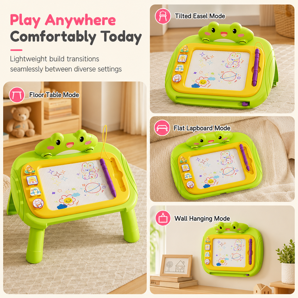 🎨 LIMITED-TIME 49% OFF! ✨ Kids Magnetic Drawing Board – Dust-free, Colorful, Safe 🪁