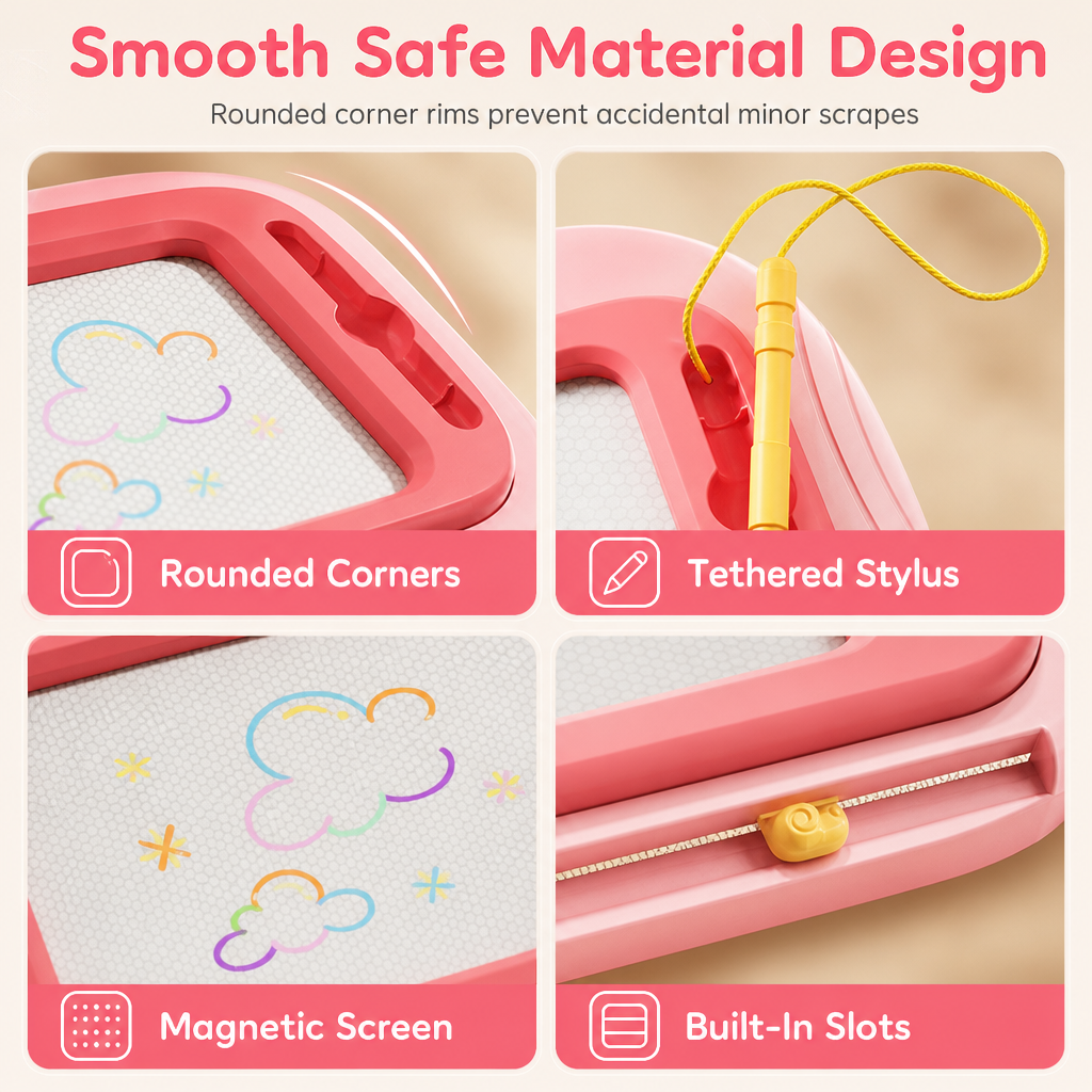 🎨 LIMITED-TIME 49% OFF! ✨ Kids Magnetic Drawing Board – Dust-free, Colorful, Safe 🪁