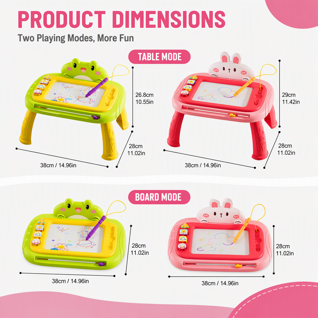 🎨 LIMITED-TIME 49% OFF! ✨ Kids Magnetic Drawing Board – Dust-free, Colorful, Safe 🪁