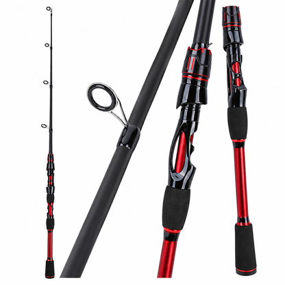 🎣LIMITED-TIME 49% OFF! 🌊4-Piece Fiberglass Sea Fishing Rod Long Distance Casting Lure Rod