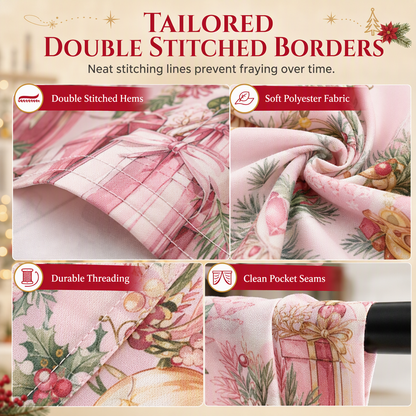 🎄 49% OFF! ✨ Christmas Holiday Kitchen Curtains & Valance Set – Vibrant High-Definition Festive Prints, Premium Soft-Draping Polyester, Double-Stitched Borders & Standard Rod Pocket – 13 Patterns Multiple Sizes 3-Piece Set Available ❄️