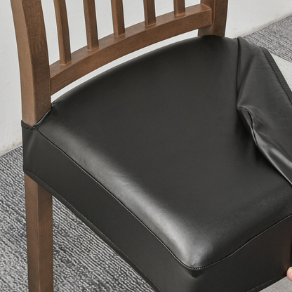 📢📢 49% OFF🪑  Waterproof Stretch PU Leather Dining Chair Seat Cover 💧