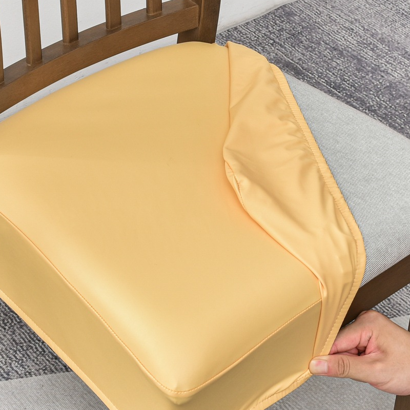 📢📢 49% OFF🪑  Waterproof Stretch PU Leather Dining Chair Seat Cover 💧