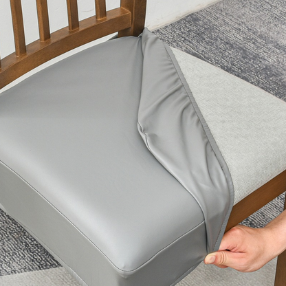 📢📢 49% OFF🪑  Waterproof Stretch PU Leather Dining Chair Seat Cover 💧