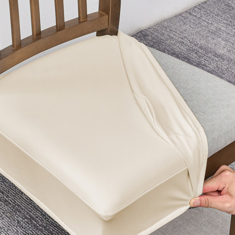 📢📢 49% OFF🪑  Waterproof Stretch PU Leather Dining Chair Seat Cover 💧