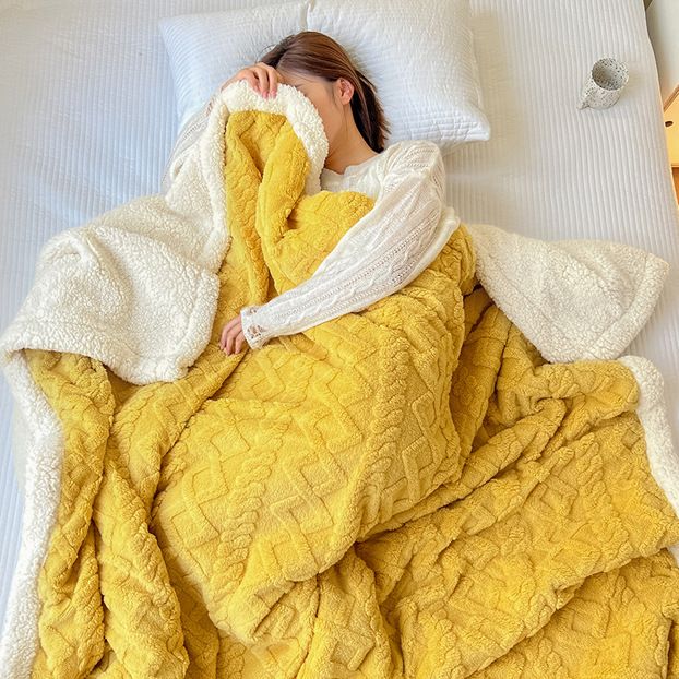 🔥49% OFF!!📢🧣 Thickened Imitation Cashmere Throw Blanket – Soft, Warm & Cosy for Sofa, Bed & Travel ✨