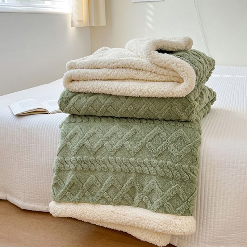 🔥49% OFF!!📢🧣 Thickened Imitation Cashmere Throw Blanket – Soft, Warm & Cosy for Sofa, Bed & Travel ✨