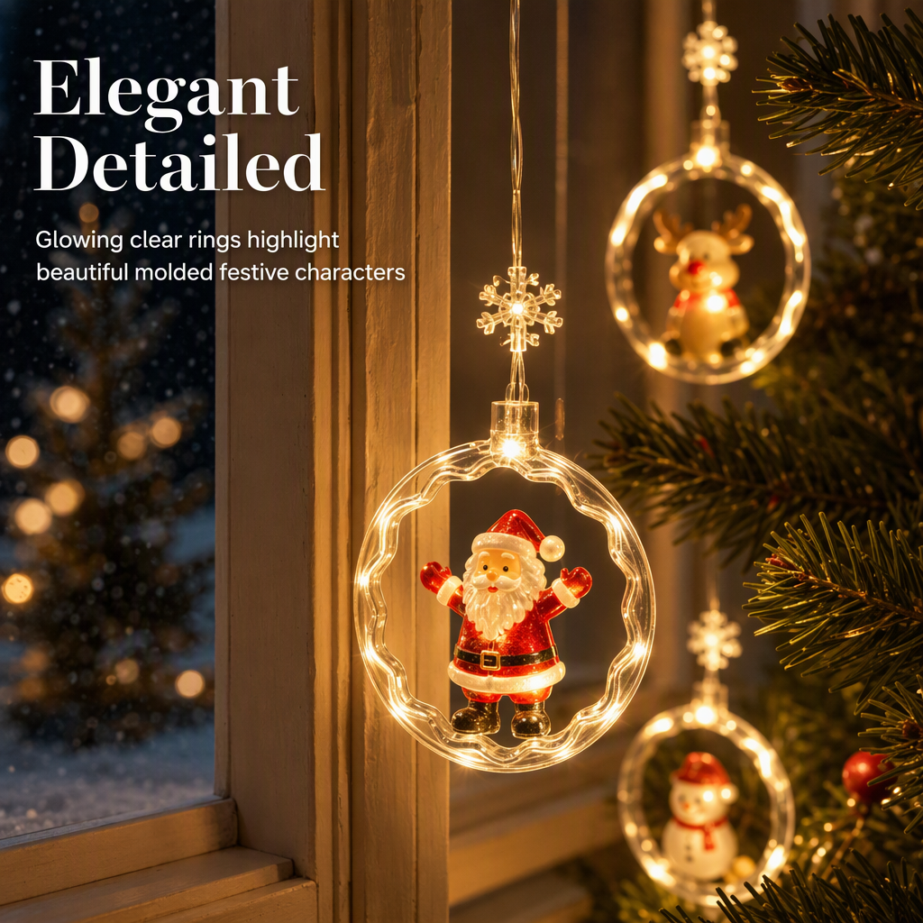 🎄 49% OFF! Christmas Curtain Lights – Remote Control & 8 Lighting Modes for Cozy Holiday Windows ✨🎁
