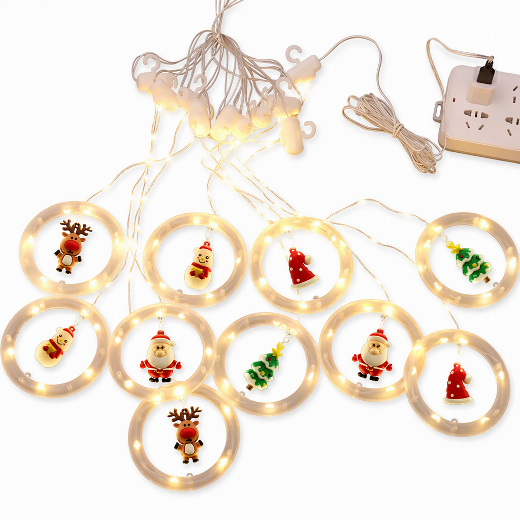 🎄 49% OFF! Christmas Curtain Lights – Remote Control & 8 Lighting Modes for Cozy Holiday Windows ✨🎁