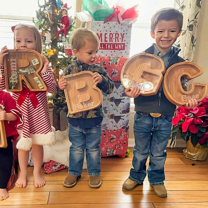 🐷 Limited-Time 49% Off ✨ Personalized Wooden Piggy Bank for Kids — Free Name Sticker 🎁