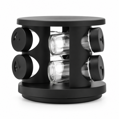 🔥49% OFF!!📢🍳 Stainless Steel 360° Rotating Spice Rack – Keep Every Seasoning Within Reach, Tidy Up Your Kitchen in Minutes ✨