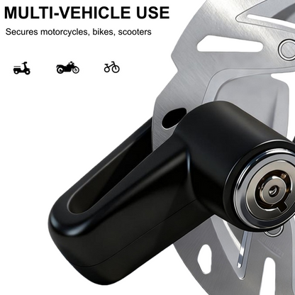 ⏳Time-Limited Special⏰Heavy-Duty Disc Brake Lock – Anti-pick, Sturdy, Easy-lock 🛵