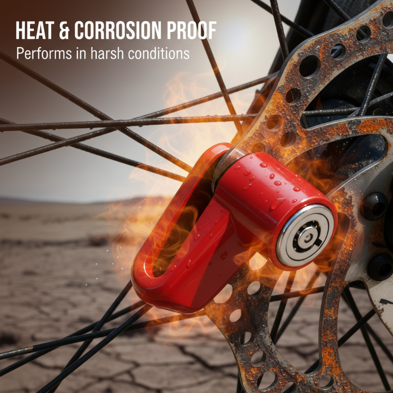 ⏳Time-Limited Special⏰Heavy-Duty Disc Brake Lock – Anti-pick, Sturdy, Easy-lock 🛵