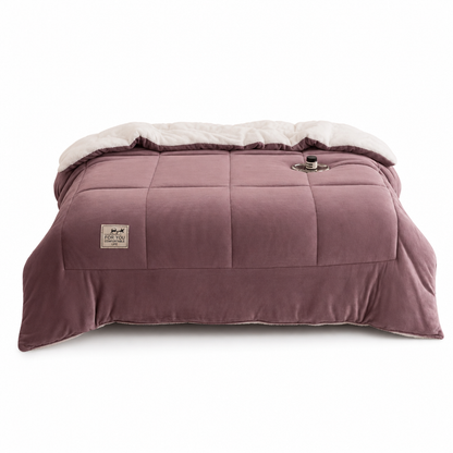 ⏳🔥LIMITED-TIME 49% OFF! ⏰Double-Sided Snowflake Velvet Winter Duvet: Thick, Warm, Stitched Grid, 3 Sizes❄️