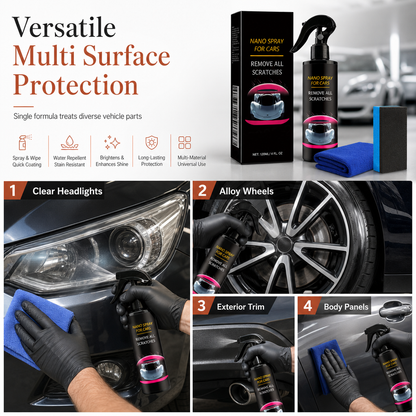 ✨49%OFF🚗Car Nano Repair Coating Spray for Automotive Scratch Repair Cleaning Polishing and Brightening