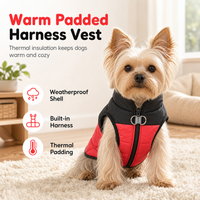 📢📢49% OFF !! ⏰Warm Dog for Autumn Winter Thickened Pet Coat Windproof Vest for Small Medium and Large Dogs