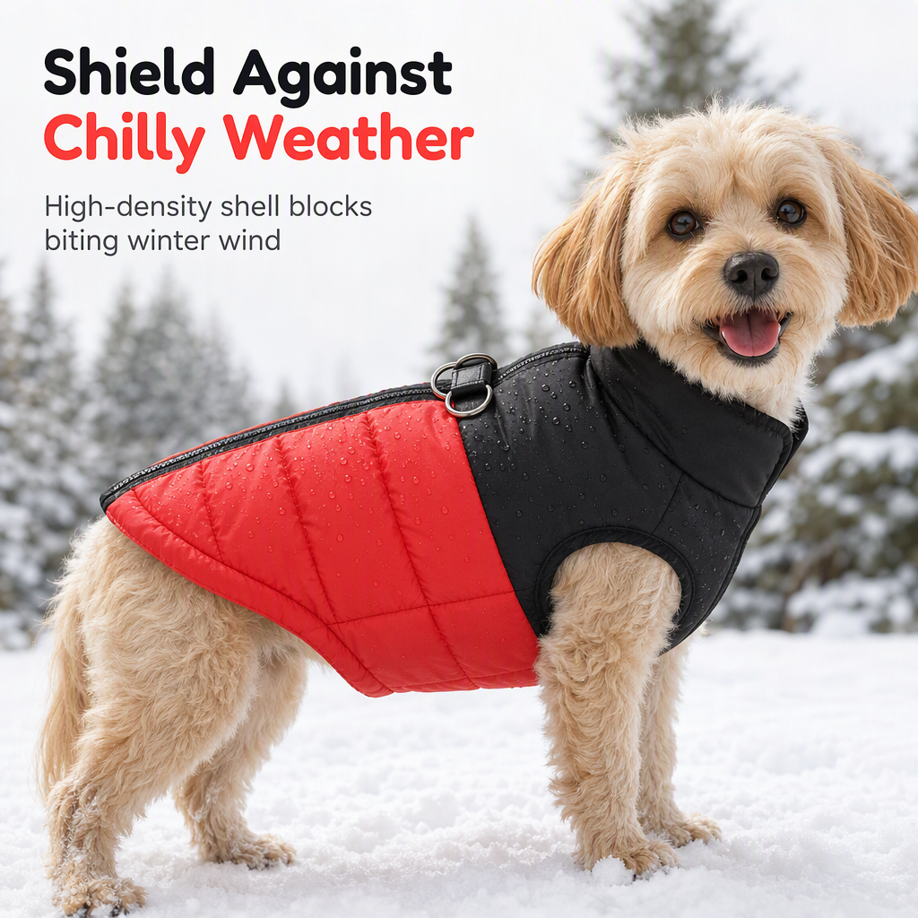 📢📢49% OFF !! ⏰Warm Dog for Autumn Winter Thickened Pet Coat Windproof Vest for Small Medium and Large Dogs