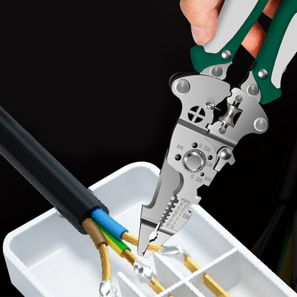 📢📢 49% OFF🔧Multifunction Foldable Wire Strippers with Voltage Tester