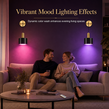 ✨49% OFF💡Battery Operated Wall Sconce Wall Mounted Dimmable Lamp with Remote Control for Bedroom Bedside and Living Room