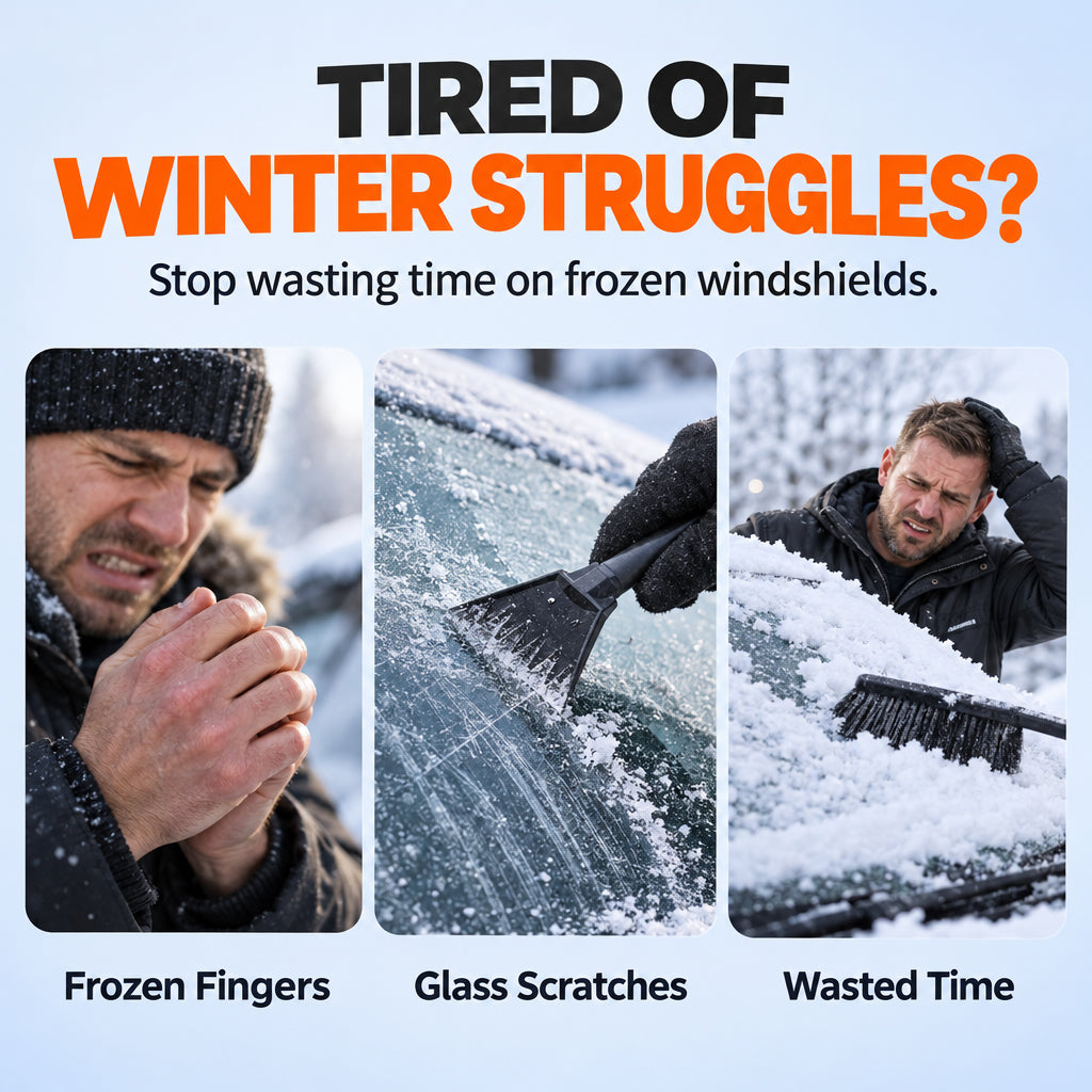 📢📢 49% OFF❄️All-Season Windshield Cover – Snow, Frost & Sun Protection