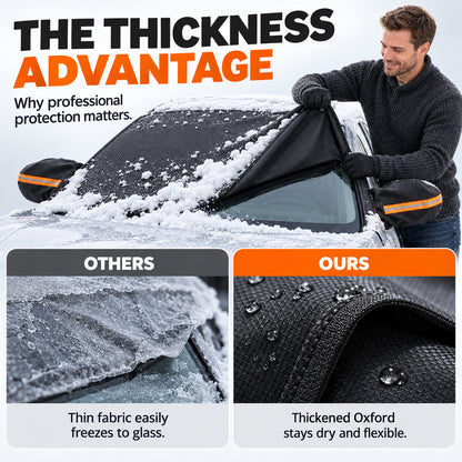 📢📢 49% OFF❄️All-Season Windshield Cover – Snow, Frost & Sun Protection