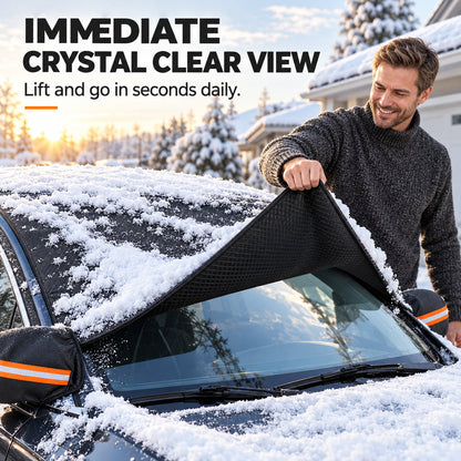 📢📢 49% OFF❄️All-Season Windshield Cover – Snow, Frost & Sun Protection