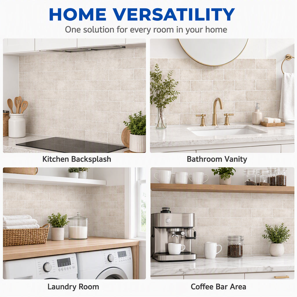 📢📢49% OFF🏡Premium Peel and Stick Backsplash Tiles for Kitchen and Bathroom