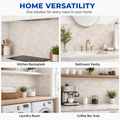 📢📢49% OFF🏡Premium Peel and Stick Backsplash Tiles for Kitchen and Bathroom