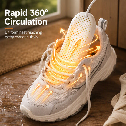 👟 49% Off Now ✨ Portable Shoe Dryer with UV Light & Timer — 360° Warm Air 💨