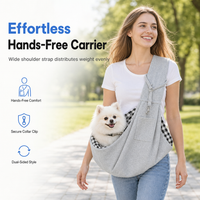🐕49% OFF🐈Portable Breathable Pet Carrier Sling Bag Single Shoulder Crossbody Travel Bag for Cats and Small Dogs