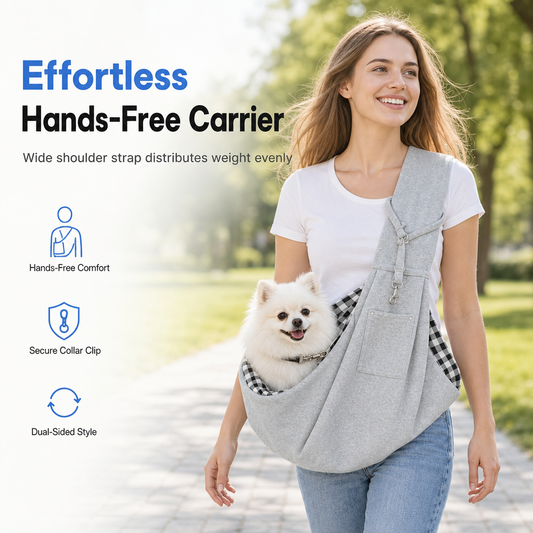 🐕49% OFF🐈Portable Breathable Pet Carrier Sling Bag Single Shoulder Crossbody Travel Bag for Cats and Small Dogs