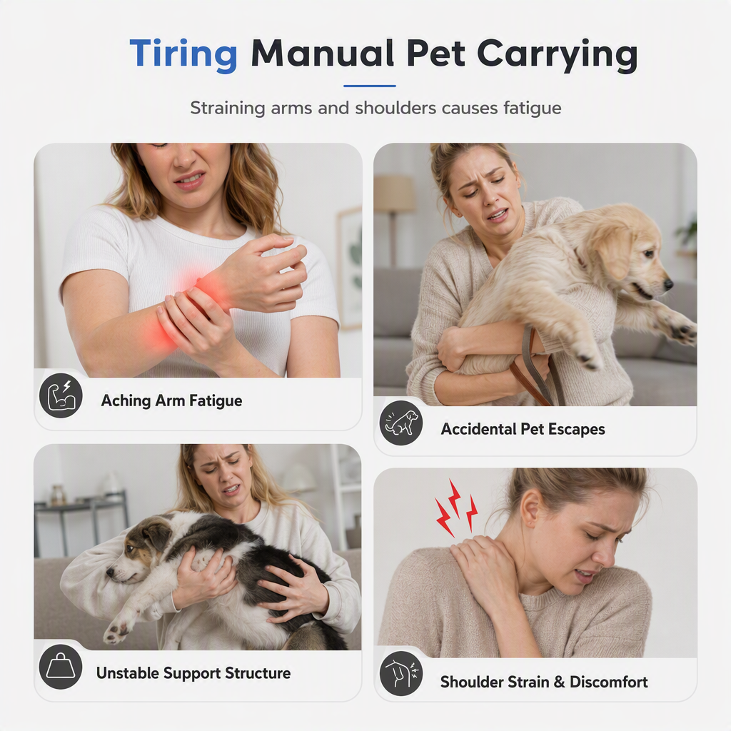 🐕49% OFF🐈Portable Breathable Pet Carrier Sling Bag Single Shoulder Crossbody Travel Bag for Cats and Small Dogs