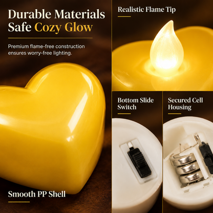 🏆49% OFF🕯️24 Pack LED Flameless Tea Light Candles