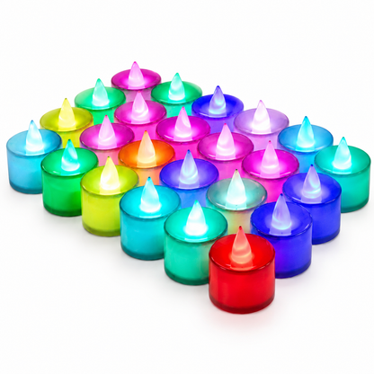🏆49% OFF🕯️24 Pack LED Flameless Tea Light Candles
