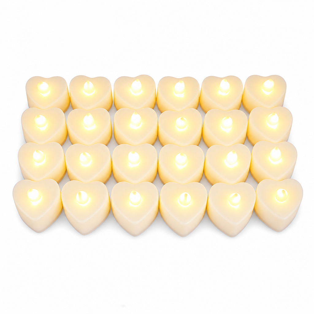 🏆49% OFF🕯️24 Pack LED Flameless Tea Light Candles
