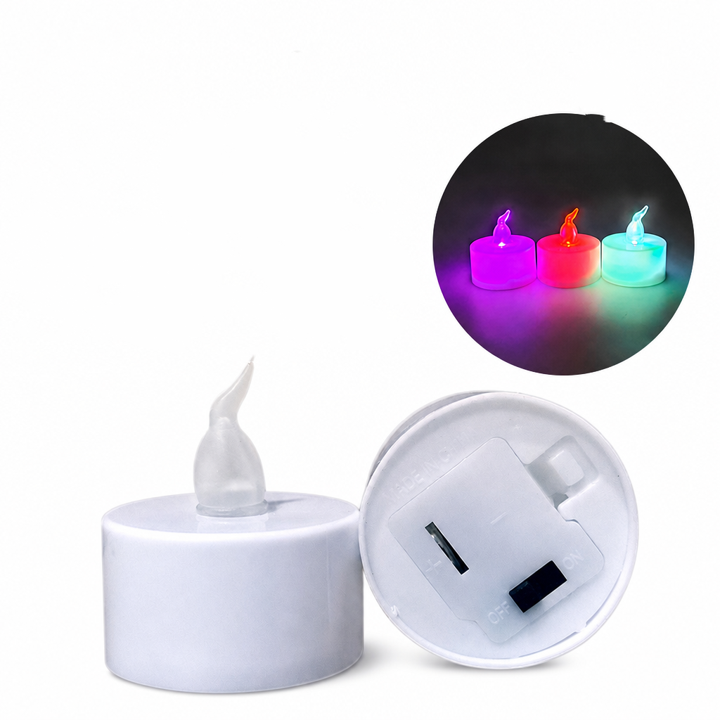 🏆49% OFF🕯️24 Pack LED Flameless Tea Light Candles