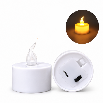🏆49% OFF🕯️24 Pack LED Flameless Tea Light Candles