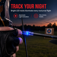 🏆LIMITED-TIME OFFER🏹Automatic LED Lighted Arrow Nock for 6.2mm Inner Diameter Arrow Shafts