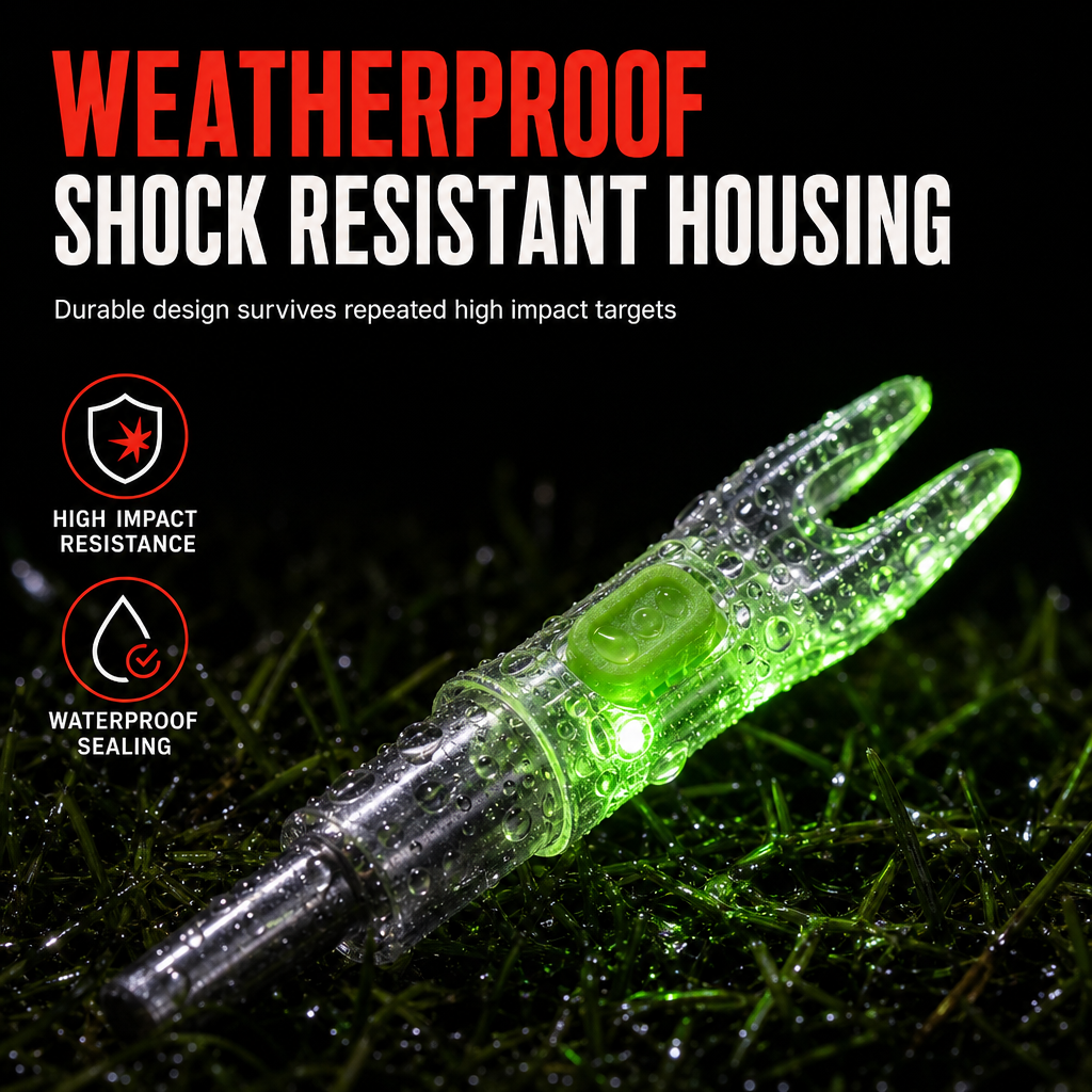 🏆LIMITED-TIME OFFER🏹Automatic LED Lighted Arrow Nock for 6.2mm Inner Diameter Arrow Shafts