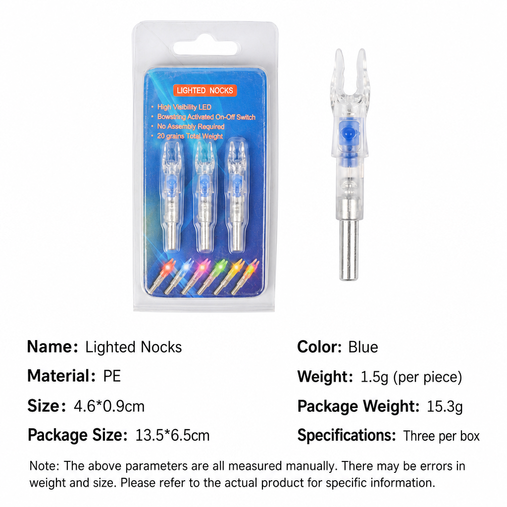 🏆LIMITED-TIME OFFER🏹Automatic LED Lighted Arrow Nock for 6.2mm Inner Diameter Arrow Shafts