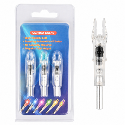 🏆LIMITED-TIME OFFER🏹Automatic LED Lighted Arrow Nock for 6.2mm Inner Diameter Arrow Shafts