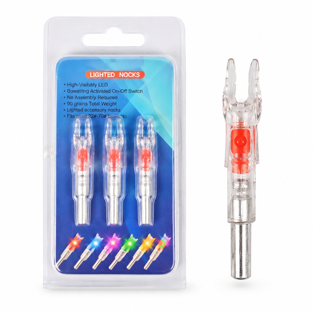 🏆LIMITED-TIME OFFER🏹Automatic LED Lighted Arrow Nock for 6.2mm Inner Diameter Arrow Shafts
