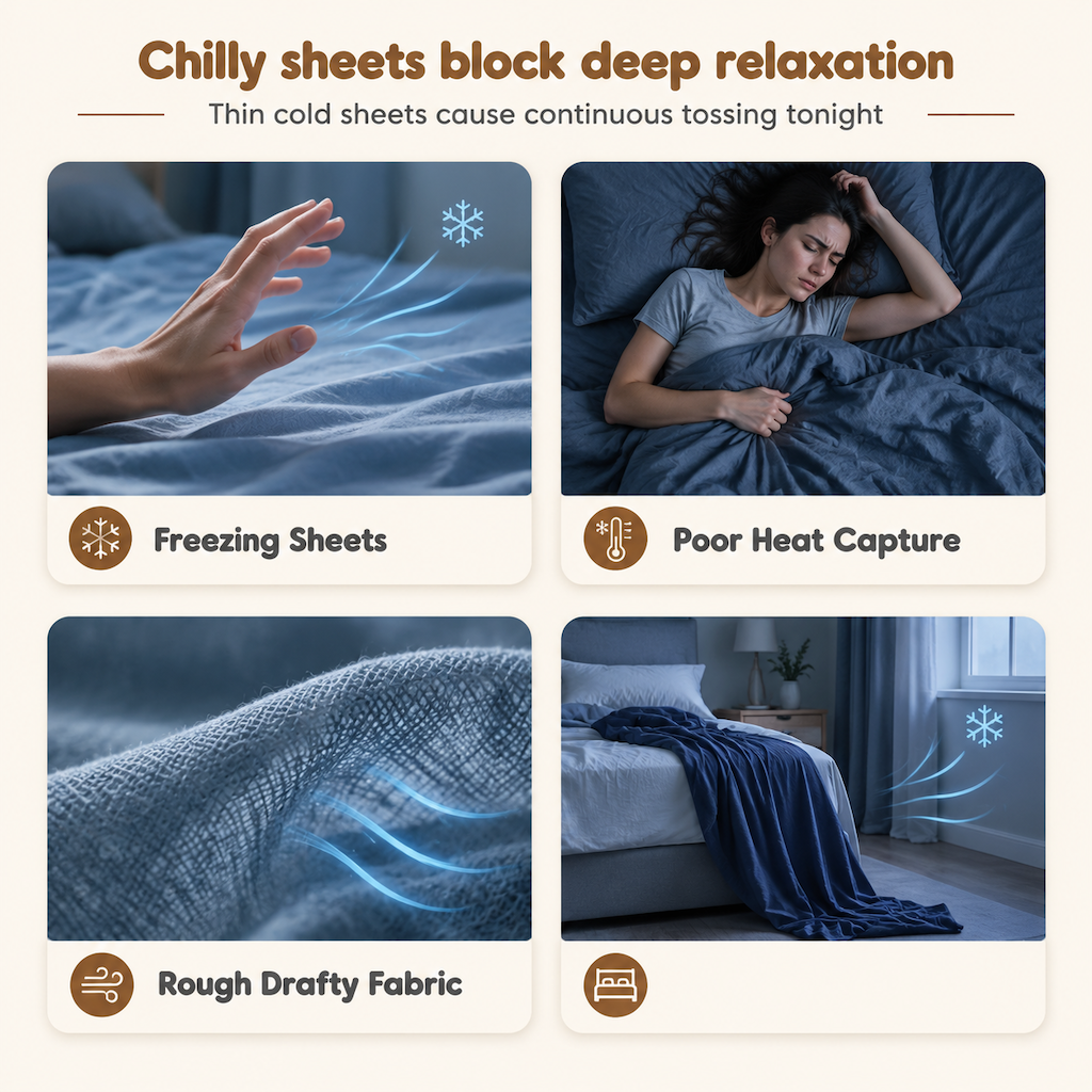 🏆LIMITED-TIME OFFER🎄Printed Thick Warm 3-Piece Bedding Set for Autumn and Winter